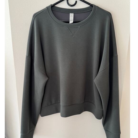 ✨Spanx AirEssentials Sweatshirt | 1XL | Olive Green - Picture 3 of 6